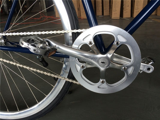 Vintage City Cruiser Vélo 700C pour hommes adultes Vélo hybride rétro Cromo avec fourchette Cro-mo