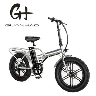 48V 13AH 750W vélo pliant électrique avec cadre pliable de 20 pouces et ensemble de roues en alliage de magnésium