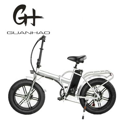 48V 13AH 750W vélo pliant électrique avec cadre pliable de 20 pouces et ensemble de roues en alliage de magnésium