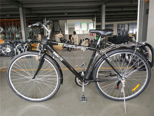 Vélo hybride adulte 700C 6 vitesses Lady City Cruiser Vélo avec poids brut de 17 kg