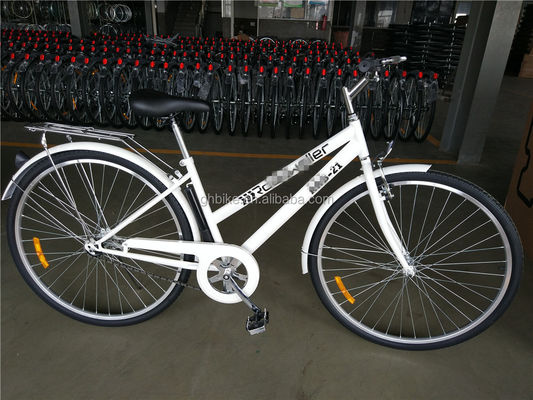 Vélo hybride adulte 700C 6 vitesses Lady City Cruiser Vélo avec poids brut de 17 kg