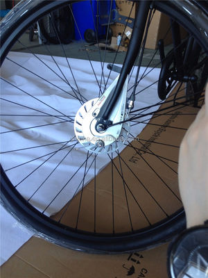 Quando Hub et jante en aluminium équipé de vélo pour homme à vitesse unique de style vintage