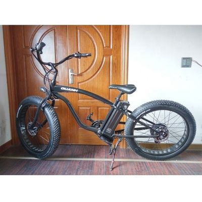 26&quot; 4.0 48V 1000W 21AH batterie au lithium cadre en aluminium électrique gros pneu de neige de plage vélo de croisière