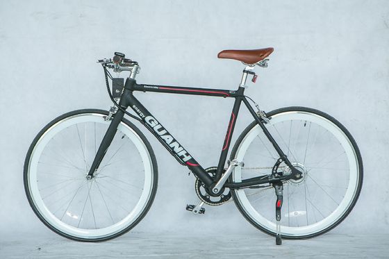 Ville 700C 25KM/H CE 36V 8AH Batterie au lithium OEM personnalisée 250W Europe Ville à vitesse unique Hommes adultes Vélo électrique à batterie cachée