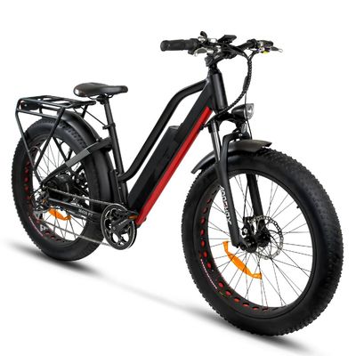 26 pouces 1000W 48V 17AH batterie au lithium 7 vitesses vélo de montagne électrique pour hommes adultes