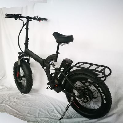 48V 21AH Full Suspension 1000W 20&quot; Vélo électrique avec frein à disque et moteur à moyeu arrière