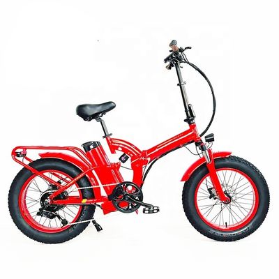 Largeur du pneu 20*4&quot; 48V 21ah Batterie au lithium 1000W Vélo pliant électrique à suspension complète