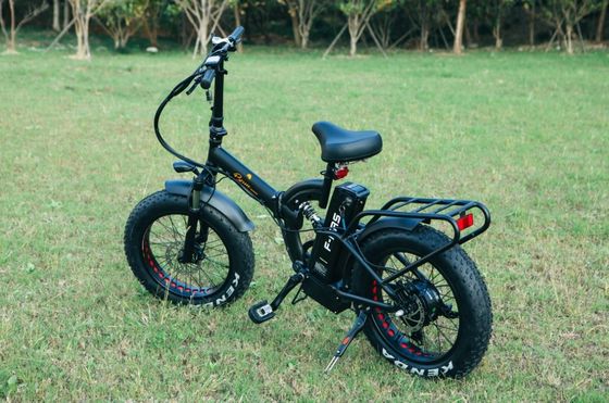 48V * 21AH 20 pouces de suspension complète Couleur de camouflage 1000W PLAYING FAT TIRE BICKET ELECTRIC avec support arrière