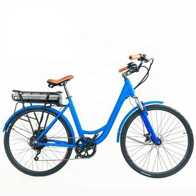48V 500W 14AH 28MPH OEM personnalisé pour les femmes Lady Step Though vélo de ville électrique pour facile
