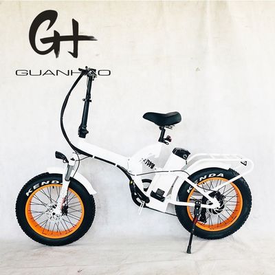 Vélo de neige électrique à suspension complète de 20 pouces avec batterie 48V 21AH et moteur arrière Bafang de 1000W