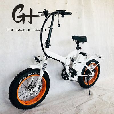 Vélo de neige électrique à suspension complète de 20 pouces avec batterie 48V 21AH et moteur arrière Bafang de 1000W