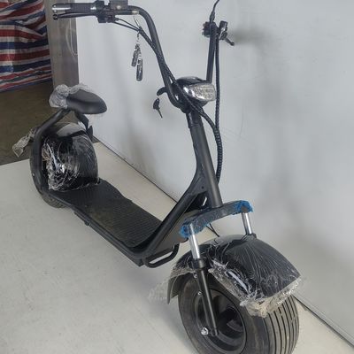 Scooter électrique 18 pouces pour adultes Unisexe Chopper avec moteur à moyeu arrière et vitesse unique