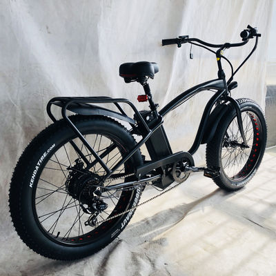 26 &quot; 1000W Bafang moteur arrière pneu gras électrique cargo Beach Cruiser vélo avec 48V 21AH batterie au lithium