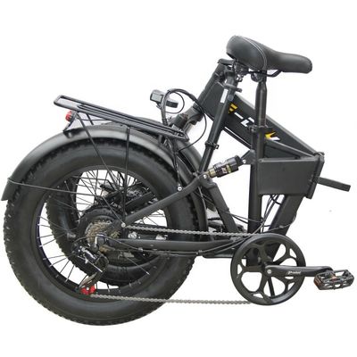 20 &quot; pleine suspension neige 500W 14AH 4,0 pneu gras électrique batterie cachée vélo pliant