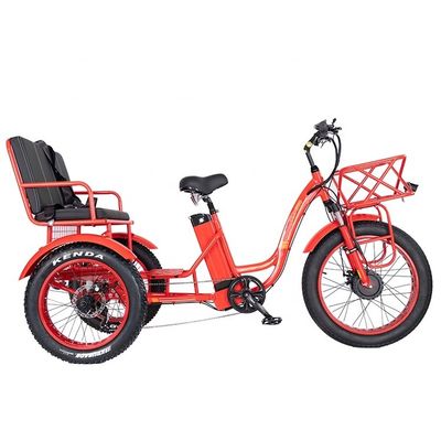 50-70 km Distance de conduite 48V 1000W 50KM/H 3 roues Tricycle électrique pour passagers et fret