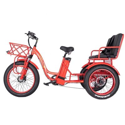 50-70 km Distance de conduite 48V 1000W 50KM/H 3 roues Tricycle électrique pour passagers et fret