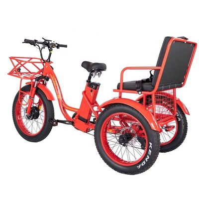 50-70 km Distance de conduite 48V 1000W 50KM/H 3 roues Tricycle électrique pour passagers et fret