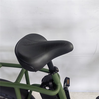 1000W 48V 34A Cadre pliable Vélo de charge électrique avec pneus de 20 pouces et support arrière