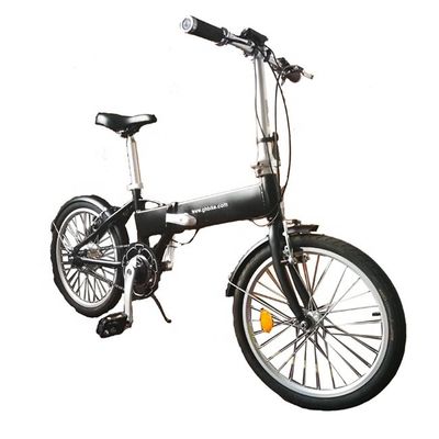 Mini vélo pliant de 16 pouces avec moteur 24V 250W et engrenages à batterie au lithium 10AH à vitesse unique