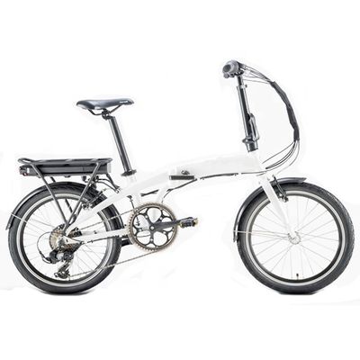 Vélo pliant mini électrique de 20 pouces certifié CE avec 7 vitesses et batterie de 10,5 AH