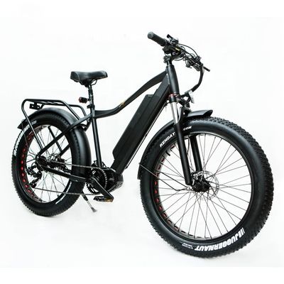 500 watts 17AH batterie 8Fun Moteur moyen M600 26 &quot; 4.0 pneu de neige Vélo de montagne électrique