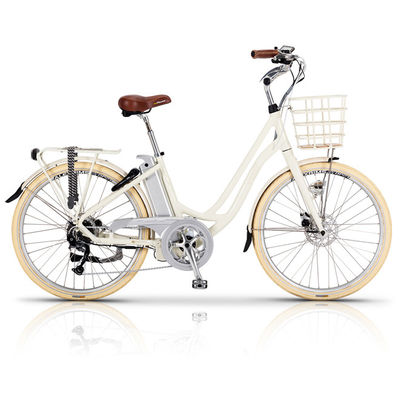 Vitesse maximale 45KM/h 48V500W 14AH 7 vitesses Disque de frein de cadre en aluminium Vélo hybride électrique