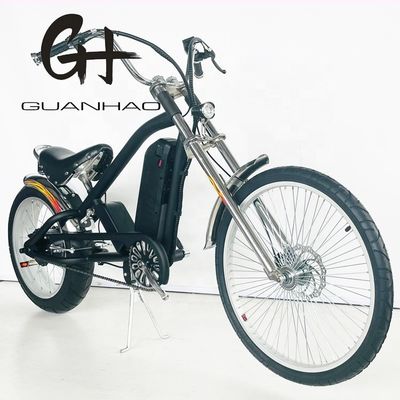 24&quot;-20&quot; 48V500W 40KM/H Chopper électrique pour adultes à vitesse unique avec pédale ordinaire