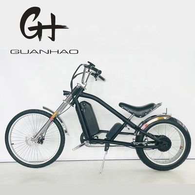 24&quot;-20&quot; 48V500W 40KM/H Chopper électrique pour adultes à vitesse unique avec pédale ordinaire