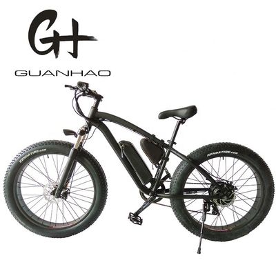 26 pouces cadre en acier Hi-Ten 48V 500W 10,4AH pneu chinois de neige gras vélo électrique de montagne