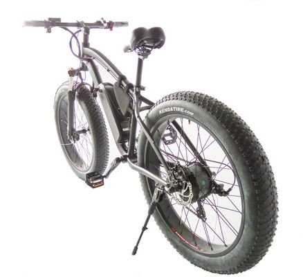 26 pouces cadre en acier Hi-Ten 48V 500W 10,4AH pneu chinois de neige gras vélo électrique de montagne