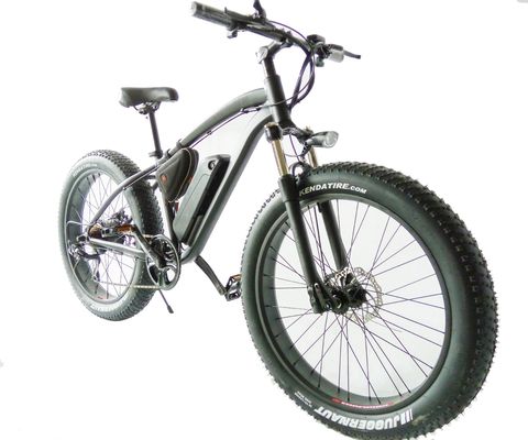 26 pouces cadre en acier Hi-Ten 48V 500W 10,4AH pneu chinois de neige gras vélo électrique de montagne