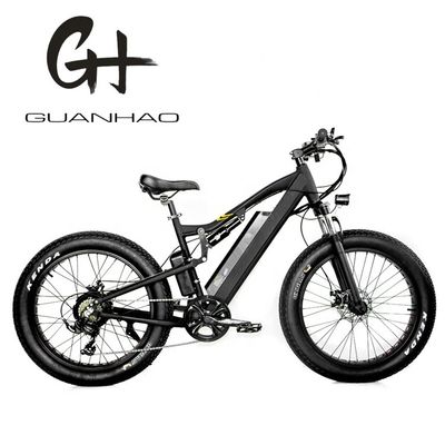 24 pouces de graisse 4.0 pneu 48V 1000W 50KM/H pleine suspension 21AH vélo de montagne électrique vélos électriques