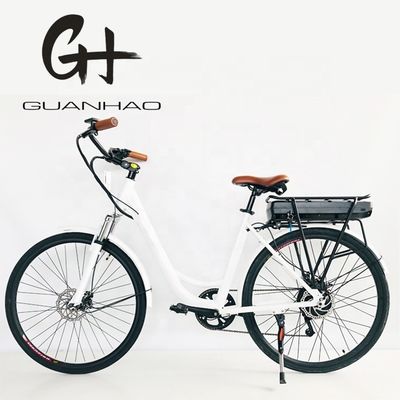 USA USD390 500W 48V 14AH Vélo électrique pour femme avec 7 vitesses et écran LCD