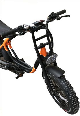 20&quot;*4.0 Vélo de montagne électrique 48V1000W 17AH Lithium Grand pneu Velocité de vélo de neige 50KM/H