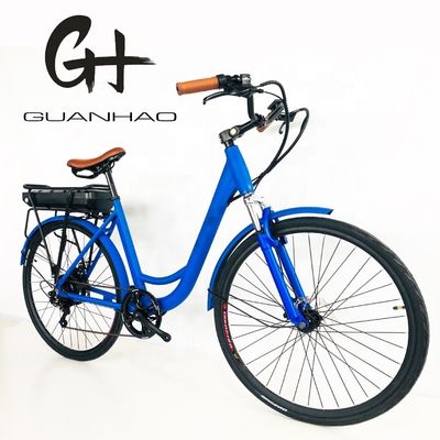 Le marché américain vélo électrique de ville 27.5 &quot; 500W 14AH 45KM / H position de la batterie du tube vers le bas