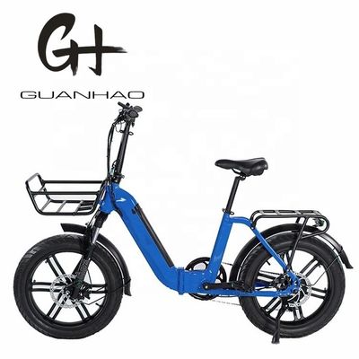 750W Magwheel moteur à travers le cadre pliable en aluminium suspension fourchette vélo pliant électrique