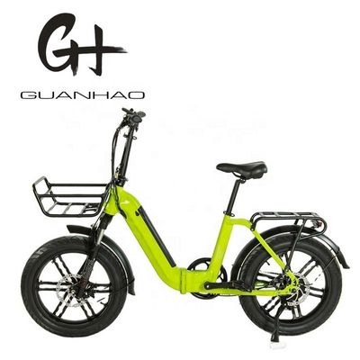 750W Magwheel moteur à travers le cadre pliable en aluminium suspension fourchette vélo pliant électrique