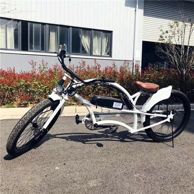 Puissant 24 pouces 36V 350W 14AH 1 1 PAS batterie 4.0 pneu gras chopper de neige vélo électrique