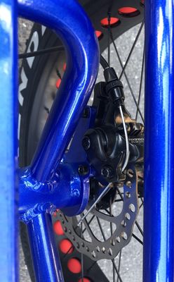 Fréquence Tektro Disque Fréquence 24 pouces Fat Tire Adulte 3 roues 48V1000W Vélo de chargement électrique