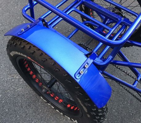 Fréquence Tektro Disque Fréquence 24 pouces Fat Tire Adulte 3 roues 48V1000W Vélo de chargement électrique