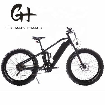 8 vitesses de vitesse 26 pouces 48V 17Ah batterie au lithium vélo de montagne électrique avec 1000W Bafang Moyenne moteur