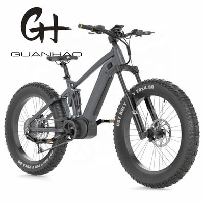 Batterie à tube vers le bas 26 pouces Bafang M620 Moteur moyen 48V 750W 10.5AH CE 45KM/H EBIKE à pneus gras