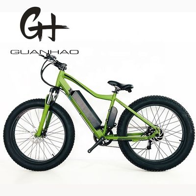 26 pouces pneu gras 500W pneu électrique de neige vélo électrique avec batterie au lithium puissant