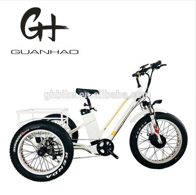 Marché américain BAFANG Sensor Tricycles électriques à trois roues et frein à disque hydraulique