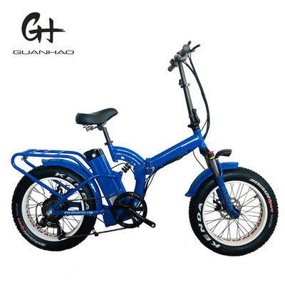 Vélo électrique à pneus de neige de 20 pouces avec moteur à moyeu arrière de 750W et batterie au lithium de 48V30AH