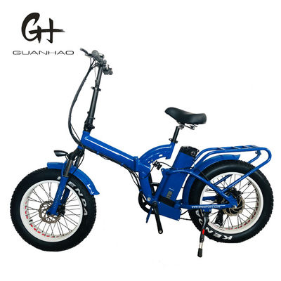 Vélo électrique à pneus de neige de 20 pouces avec moteur à moyeu arrière de 750W et batterie au lithium de 48V30AH