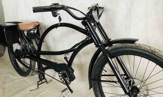 40AH batterie Longue portée vélo électrique chopper avec alimentation 48V et batterie double