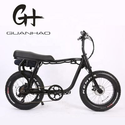 Stylé 20 &quot; 48V 500W roue arrière sans brosse moteur 4.0 pneu gras électrique City Chopper vélo