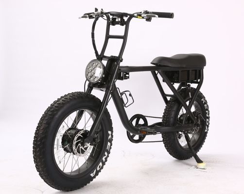 Stylé 20 &quot; 48V 500W roue arrière sans brosse moteur 4.0 pneu gras électrique City Chopper vélo