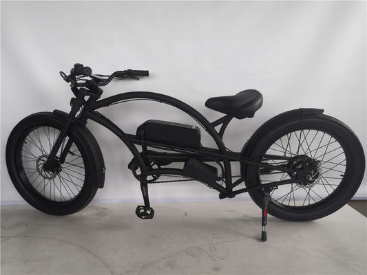 Vélo électrique de plage de 24 pouces avec moteur sans balai de 48V et pneus 3.0